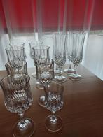 Crystal d 'Arques  glazen., Verzamelen, Glas en Borrelglaasjes, Overige typen, Ophalen of Verzenden, Zo goed als nieuw