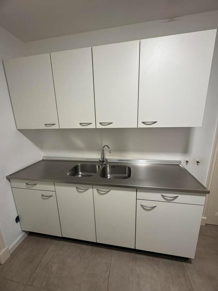 Complete Keller keuken Elba wit parel incl kraan + spoelbak, Huis en Inrichting, Keuken | Complete keukens, Zo goed als nieuw