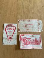Oude suikerzakjes en café reclame, Ophalen, Nederland