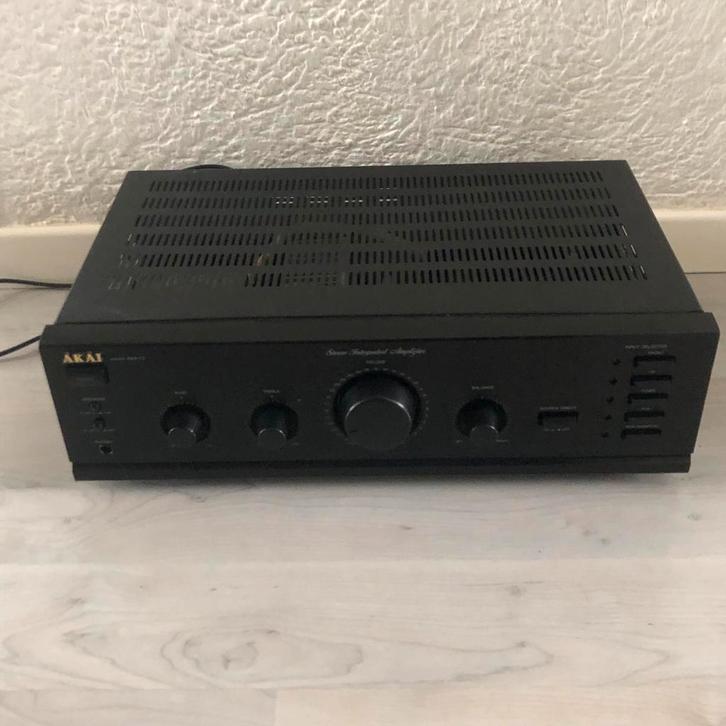 Akai AM-17 Stereo versterker, Audio, Tv en Foto, Versterkers en Receivers, Gebruikt, Stereo, Minder dan 60 watt, Overige merken