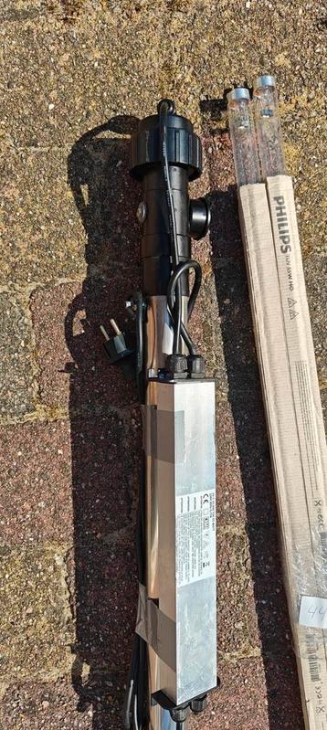 UV-C 55.000 55watt UV lampunit met 2x TL buis  beschikbaar voor biedingen