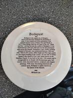 Budapest souvenir plate, Ophalen of Verzenden, Zo goed als nieuw, Landkaart