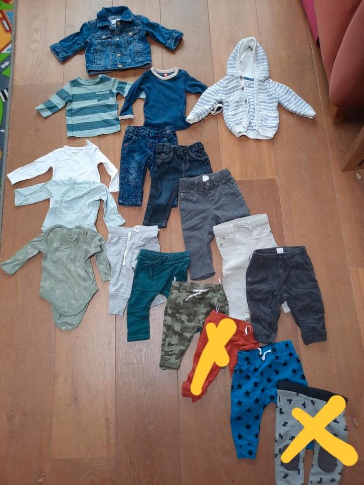 Kledingpakket jongens maat 62/68, Kinderen en Baby's, Babykleding | Baby-kledingpakketten, Gebruikt, Maat 68, Ophalen of Verzenden