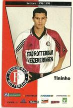 Foto Tininho Feyenoord - Seizoen 1998/1999, Verzamelen, Sportartikelen en Voetbal, Spelerskaart, Zo goed als nieuw, Feyenoord