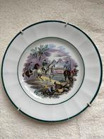 Antiek bord met militair tafereel Potsdam, Ophalen of Verzenden