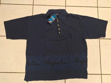 Australian gabber polo shirt jaren 90 + kaartje ongebruikt beschikbaar voor biedingen