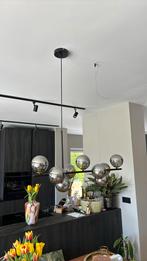 Zwart messing hanglamp, Ophalen of Verzenden, Zo goed als nieuw, Minder dan 50 cm