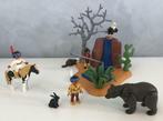Playmobil 5252, Indiaantjes met dieren., Complete set, Gebruikt, Ophalen of Verzenden