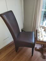 Mooie set leren eetkamerstoelen in zeer goede staat, Ophalen, Zo goed als nieuw, Vier