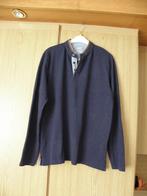 Net basic blauw katoenen shirt LIVERGY mt L nieuwstaat, Maat 52/54 (L), Blauw, Ophalen of Verzenden, Zo goed als nieuw