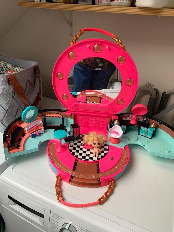 LOL Surprise haarsalon Speelset met Pop, Kinderen en Baby's, Speelgoed | Poppen, Gebruikt, Babypop, Ophalen of Verzenden