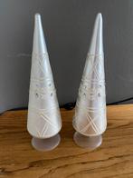 Glazen kerstboompjes, Ophalen of Verzenden, Zo goed als nieuw, Overige materialen, Minder dan 25 cm