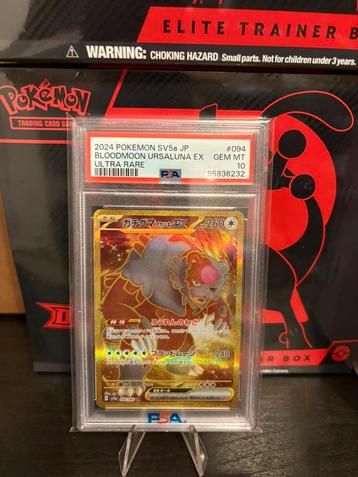 Bloodmoon Ursaluna PSA 10 - Gold - Japanese Crimson Haze beschikbaar voor biedingen