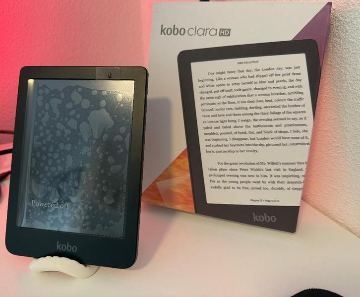 Kobo Clara HD e-reader (compleet + GRATIS sleepcover), Computers en Software, E-readers, Zo goed als nieuw, 6 inch of minder, 8 GB