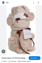 Heel zacht dekentje met koe (Charles-Henri Samatex), Ophalen of Verzenden, Zo goed als nieuw, 85 tot 100 cm, Deken