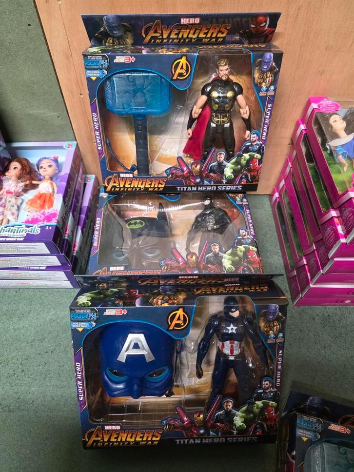 Poppen Collectie - Avengers, Enchantimals, Sneeuwwitje, Kinderen en Baby's, Speelgoed | Poppen, Nieuw, Overige typen, Ophalen of Verzenden