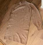 Beige/ bruin jurk maat L, Ophalen, Gedragen, Maat 42/44 (L), Beige