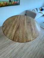 Eetfatel, Huis en Inrichting, Tafels | Salontafels, Gebruikt, Rond, Ophalen of Verzenden, Metaal