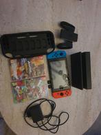 Nintendo switch bunde, Ophalen of Verzenden, Zo goed als nieuw, Met 2 controllers, Switch Original