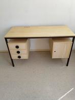 Blank beuken schoolbureau, Ophalen, Gebruikt