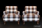 Parker Knoll fauteuils in luxe wolmelange, 100 tot 125 cm, Nieuw, Ophalen of Verzenden, 75 tot 100 cm