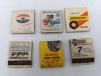 Vintage Matchbox, Matchbook Banden: Firestone, Continental, Ophalen of Verzenden, Zo goed als nieuw, Auto's