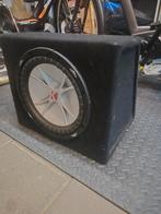 Kicker subwoofer met versterker, Auto diversen, Autospeakers, Ophalen of Verzenden, Zo goed als nieuw