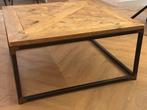 Salontafel oud steigerhout - 85x85x42 cm, Ophalen, Gebruikt, Vierkant, 50 tot 100 cm