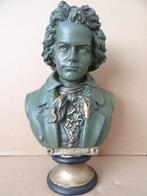 Curiosa vintage beeld Beethoven borstbeeld Beethoven 23cm, Ophalen of Verzenden, Zo goed als nieuw, Mens