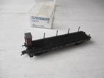 Fleischmann Platte wagen + Lading en Remmers huis no 5835 K, Hobby en Vrije tijd, Ophalen, Gelijkstroom, Fleischmann, Nieuw