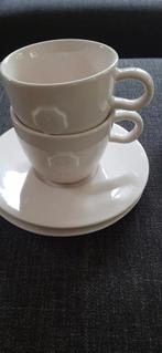 4 douwe egberts DE kop en schotel, Ophalen of Verzenden, Nieuw, Porselein, Kop en/of schotel