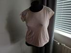 roze shirt met kant Woman by Gémo mt XL, Maat 46/48 (XL) of groter, Ophalen of Verzenden, Korte mouw, Roze