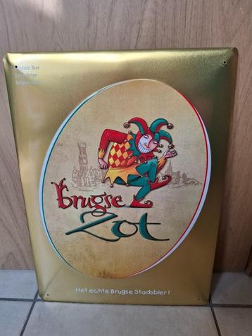 Reclamebord Brugse Zot bier beschikbaar voor biedingen