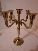 Kandelaar splinternieuw goudkleurig, Ophalen of Verzenden, Nieuw, Metaal, Minder dan 25 cm