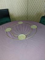 Kaars mand / standaard 47 cm rond, 15 cm hoog goud, Overige kleuren, 25 tot 50 cm, Nieuw, Ophalen of Verzenden