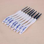 8 Delfts Blauw Haaknaalden Set / Haaknaald Haken Naalden, Verzenden, Nieuw, Haken, Naald