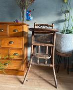 Vintage rotan manou kinderstoel, Ophalen, Gebruikt, Overige typen, Afneembaar eetblad