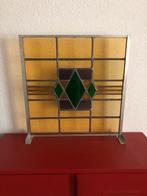 Fraai oud glas-in-lood raam, Antiek en Kunst, Ophalen