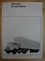 DAF Eurotrailer Brochure ca 1966, Ophalen, Zo goed als nieuw, Overige merken, DAF