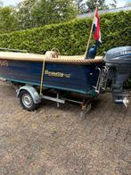 In zeer goede staat 5 mtr sloep te koop met trailer, Watersport en Boten, Ophalen, 10 tot 30 pk, Gebruikt, Snelvarend