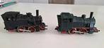 Twee batterijlocjes,w.v. eentje groen + trafo Trix Express, Gebruikt, Trix, Ophalen of Verzenden, Gelijkstroom
