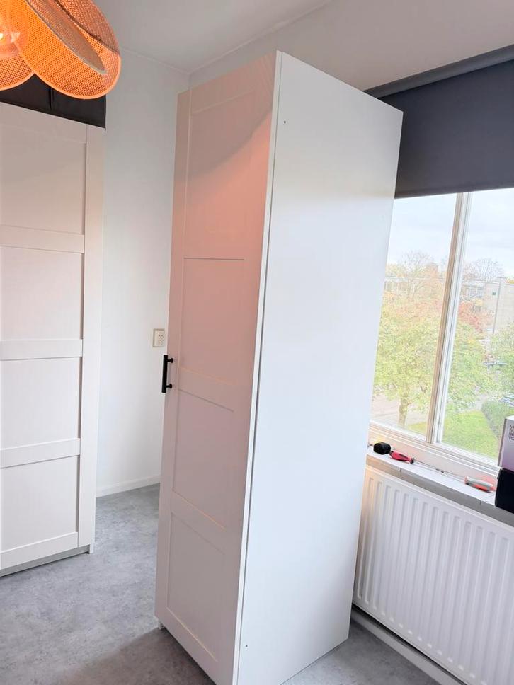 Ikea pax kast met planken, lade en rek., Huis en Inrichting, Kasten | Kledingkasten, Zo goed als nieuw, 200 cm of meer, 50 tot 100 cm