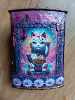 Lucky Cat - Maneki Neko in Purple, Ophalen of Verzenden