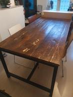 Eettafel 180x90, Ophalen, Gebruikt, 50 tot 100 cm, 150 tot 200 cm