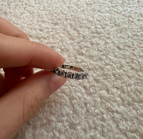 Pandora eternity ring sparkling maat 52, Sieraden, Tassen en Uiterlijk, Ringen, Nieuw, Dame, 17 tot 18, Zilver, Zilver, Ophalen of Verzenden