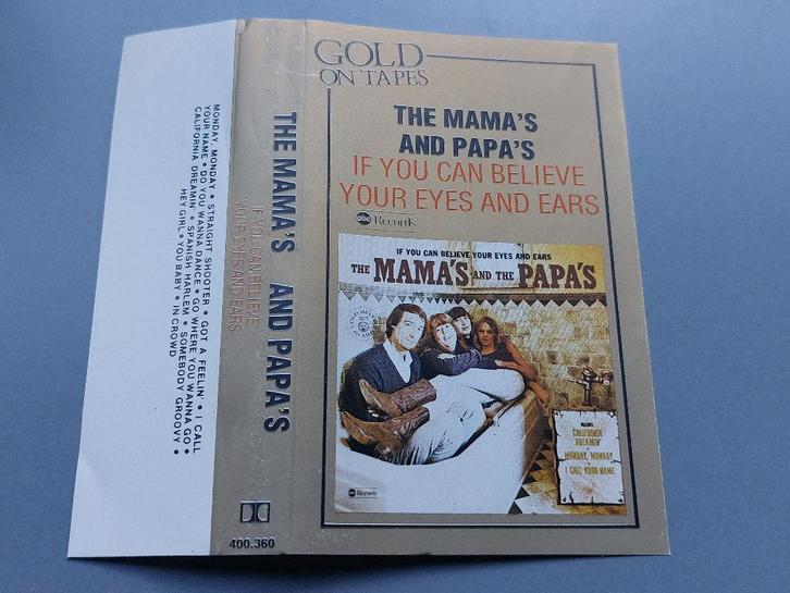 THE MAMA'S AND THE PAPA'S - IF YOU CAN BELIEVE YOUR... (MC), Cd's en Dvd's, Cassettebandjes, Zo goed als nieuw, Origineel, Pop