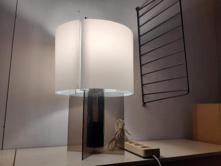 Flemming Brylle&Preben Jacobsen Deens design space age, Huis en Inrichting, Lampen | Tafellampen, Gebruikt, Minder dan 50 cm, Kunststof