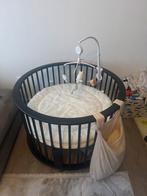 Bobita box rondo mat zwart, Kinderen en Baby's, Boxen, Ophalen, Zo goed als nieuw, In hoogte verstelbaar