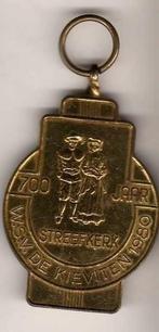 Medaille 700 jaar streefkerk wsv de kieviten, Verzenden, Gebruikt, Overige onderwerpen