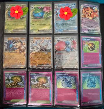 18 Pokémon kaarten/hitjes Stellar Crown beschikbaar voor biedingen